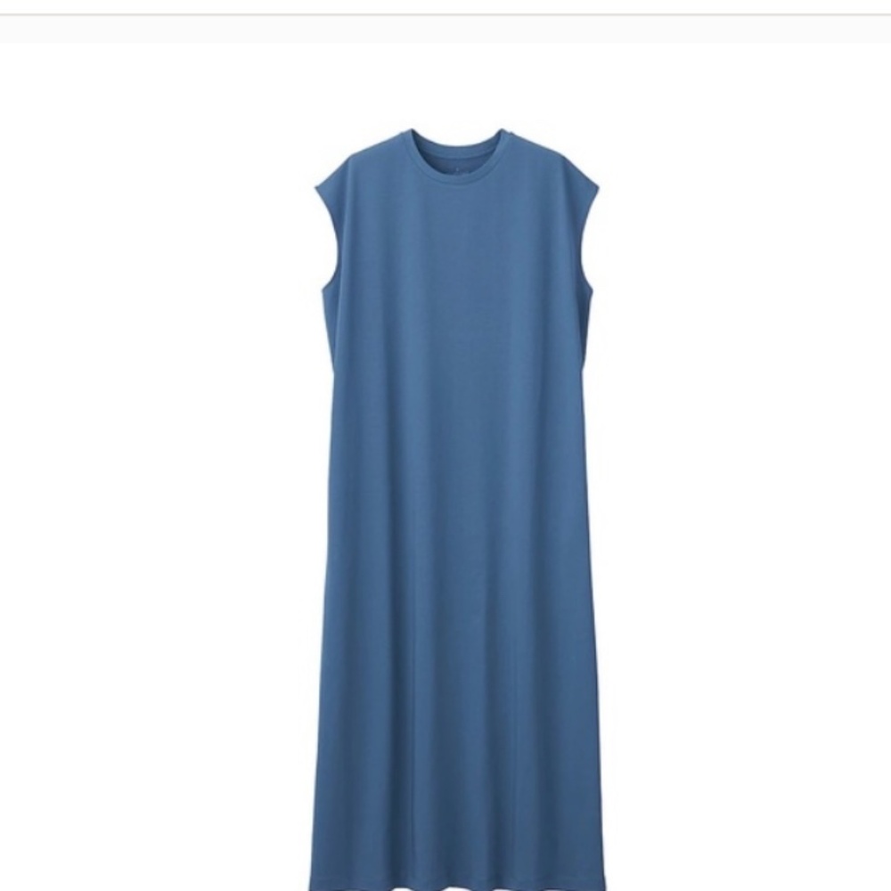 MIJI Navy Indigo Hemp Maxi Dress - Picture 2 of 7